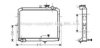 AVA QUALITY COOLING KA2036 Radiator, engine cooling